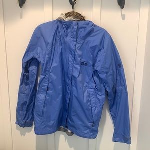 Mountain Hardware Blue Raincoat
